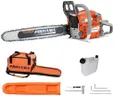 PROYAMA 62CC Gas Powered Chainsaw, 20 Inch 2-Cycle Petrol Handheld Cordless Chain Saw, Gasoline Gas Chainsaws for Tree Wood Cutting