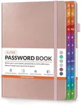 SUNEE Password Book with Colorful A