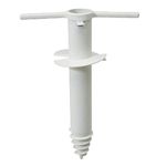 Rio Brands Beach Umbrella Sand Anchor - Standard, White