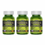 Novelsort's Flaxseed Oil Softgels (1000 mg) - Pack of 3