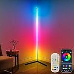 Corner Floor Lamp,65” Color Changin