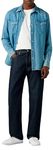 Levi's Men's 555 Relaxed Straight Jeans, Welcome to The Game, 36 W/32 L