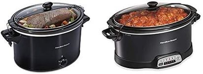 Hamilton Beach 10 Quart Slow Cooker + 7 Quart Programmable Slow Cooker