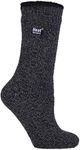 HEAT HOLDERS Short Merino Blend Wool Thermal Socks | TOG 2.9 | (Women's 9-12UK 10-13US Black)