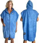 Pilotfish Surf Poncho Hooded Changing Robe, Soft Cover-Up Changing Towel with Pocket, Beach Towel for Swimming, Sports