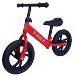 DIALDRCARE Kids Training Balance Bicycle for 1.5 to 3 Year Old Boys and Girls(Red Colour with Black Wheel)