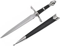 Wuu Jau Co H-5921 Medieval Dagger with Black Scabbard, 14"