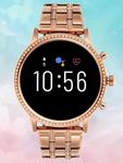 esportic Gen 9 Diamond Strap HD Display 2 Straps BT Calling Smartwatch (Rose Gold Strap) for Girls & Womens with ON/Off Logo, Wake Up Gesture, Calculator, Call Log Dialer.(1 Pink Strap Free)