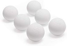 Champion Sports Colored Lacrosse Balls: White Official Size Sporting Goods Equipment for Professional, College & Grade School Games, Practices & Recreation - NCAA, NFHS and SEI Certified - 6 Pack