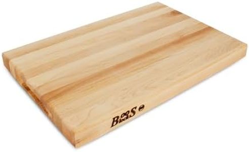 Boos Block Pro Chef Series – Planche Erable d'Amérique du Nord – Billot De Cuisine - Planche a Decouper Professionnelle - Planche Apero XXL - Planche Bois Massif - 46 x 31 x 4 cm