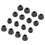 Hemobllo 16 Pcs Replacement Ear Tips - Soft Silicone Earbuds Eartips Earpads Earmuffs Earphone Eartips Compatible for Beats Powerbeats Pro Powerbeats 3 Headphones (Black)