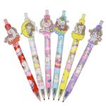 Lopenle 12PCS Funny Unicorn Pens Novelty Animal Pen For Girl Retractable gel Pen s Roller ball Black Ink For School Supplies Office Party Birthday.