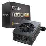 EVGA 1000 GQ, 80+ GOLD 1000W, Semi Modular, EVGA ECO Mode, 5 Year Warranty, Power Supply 210-GQ-1000-V1,Black