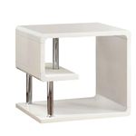 Furniture of America End/Side/Nesting Tables, Wood, White