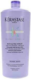 Kerastase Blond Absolu Bain Ultra-Violet Anti-Brass Purple Shampoo (Lightened, Cool Blonde or Grey Hair) 1000ml