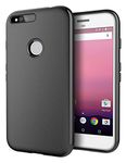 Colorcase Back Cover for Google Pixel (Silicone_Black)