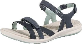 ECCO Womens Cruiseii' Ankle Strap Sandals, Marine Ice Flower 54668, 5/5.5 UK