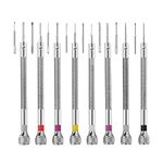 8PCS Precision Screwdriver Set, BestMal Small Screwdriver Set with 0.6-1.6mm, Screw driversets Set with 8 Extra Replace Blades for Watch Repair for Eyeglasses Repair, Jewelry Work, Electronics Repair