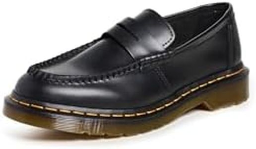 Dr. Martens Unisex Penton Loafer Smooth Shoe, Black Smooth, UK 3/US M4W5