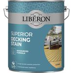 Liberon Superior Decking Stain 5 litre Anti-Slip New Biosourced Formula (Clear)