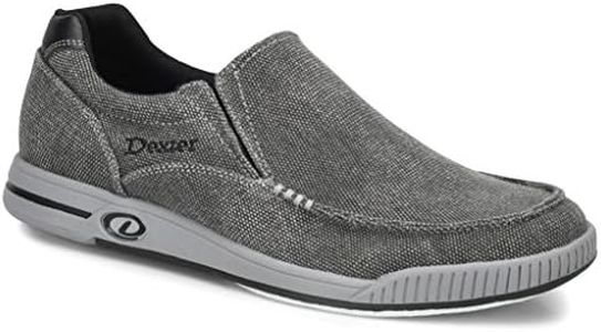 Dexter Mens Kam Bowling Shoes- Charcoal/Grey, 12