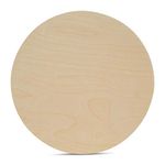 Wood Circles 20 inch, 1/4 Inch Thick, Birch Plywood Discs, Pack of 1 Unfinished Wood Circles for Crafts, Wood Rounds by Woodpeckers