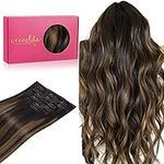 WENNALIFE Clip in Human Hair Extens