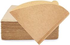 YQL Coffee Filters, 200PCS Disposable Unbleached Filter Papers Size 2 for Coffee Dripper Pour Over Coffer Makers(2-4 Cups)