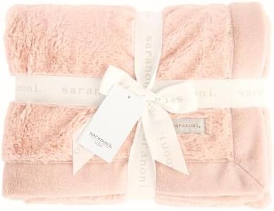 SARANONI Super Soft Comfy Lush Blanket for Kids and Teens (Peach Blush, 60" x 40")