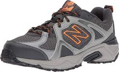 New Balance Men's 481 V3 Trail Running Shoe, Team Away Grey/Magnet/Black, 8 X-Wide