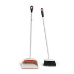 OXO Good Grips Large Sweep Set with Extendable Broom, White/Black