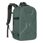 MOSISO Camera Backpack, DSLR/SLR/Mirrorless Photography Camera Bag 15-16 inch Waterproof Hardshell Case with Tripod Holder&Laptop Compartment Compatible with Canon/Nikon/Sony, Emerald Green