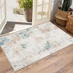 Homcomoda Small Area Rugs 2x3 Washable Non-Slip Modern Area Rugs for Bedroom Low Pile Throw Rugs for Entryway Kitchen Front Door