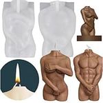 2 Pcs 3D Body Shape Silicone Mold, 