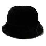 Umeepar Winter Faux Fur Bucket Hat 