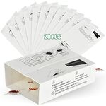 20 Pack Sticky Roach Traps, Adhesive Pest Glue Board Trap for Roaches, Spiders and Other Crawling Insects, Bug Detector for Indoor Use