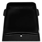 Weber Deluxe Plancha Genesis II | Replacement for Cooking Grate | Porcelain-Enamelled Cast Iron | Designed for Genesis II Gas Barbecue 400 Series and 600 Series | 37cm – Black (7665)