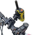 HYSHIKRA Motorcycle Walkie-Talkie Mount, Bike Bicycle Radio Holder Hanger for Baofeng UV5R Motorola Talkabout Kenwood Yaesu Midland CB Handheld Radio