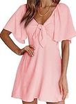 Dokotoo Pink Cute Summer Dresses fo
