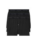 Calvin Klein Men's Cotton Classics 3-Pack Knit Boxer, 3 Black, Medium