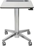 Ergotron – LearnFit Mobile Standing Desk, Rolling Laptop Sit Stand Desk – Short, Grey