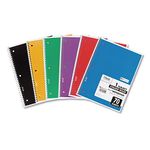 Mead Spiral Notebook, 1 Subject, 70 College Ruled Sheets, Assorted Colors, 6 Pack (73065)