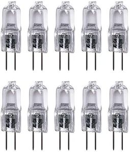 Vstar G4 12V 20W Halogen Bulb JC Type Bi-Pin LightClear G4 Bi-pin Base Halogen Light Bulb (20W 10Pack)