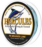 HERCULES Super Cast 100M 109 Yards Braided Fishing Line 100 LB Test for Saltwater Freshwater PE Braid Fish Lines Superline 8 Strands - Blue Camo, 100LB (45.4KG), 0.55MM