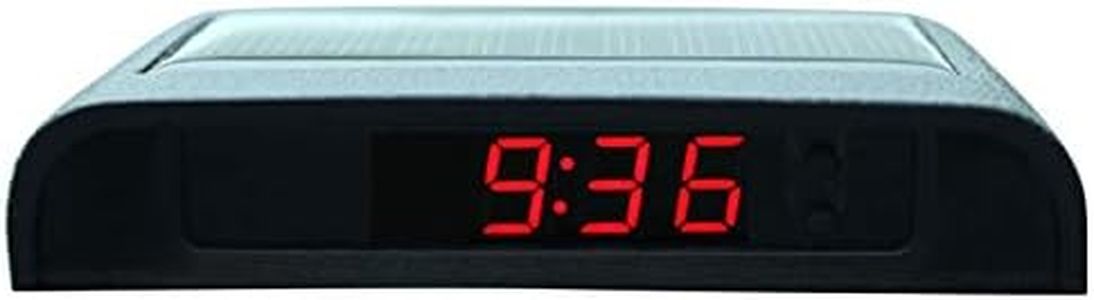 Dash Clock Solar - Car Dashboard Clocks - Vehicle Adhesive Clock for Automobile Vehicles Car Interior Decoration Electronic