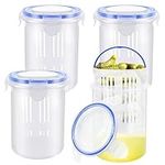 Eerrhhaq 4 Pcs Pickle Container wit
