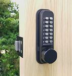 BORG LOCKS (BL2605 ECP) External Marine Grade Code Operated Deadbolt for Wooden Gates