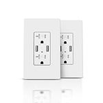 TOPELER 4.8A USB Wall Outlet Charge