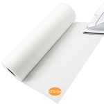 New brothread Fusible Iron on No Show Mesh Machine Embroidery Stabiliser Backing 12" x 25 Yd (30cmx23M) roll - Light Weight 1.8 oz - 3 Options - Tear Away/Cut Away/No Show Mesh