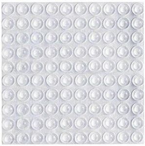 100X Self Adhesive Clear Silicone Gel Door Cabinet Drawer Bumper Pads Feet- for Noise Reduction